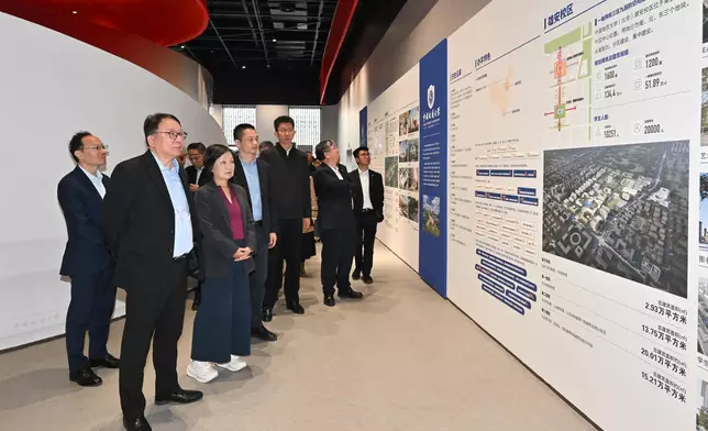 CS leads delegation of Working Group on Planning and Construction of the University Town to visit Beijing Municipal Administrative Center and Xiong'an New Area in Hebei (with photos/video) Source: HKSAR Government Press Releases