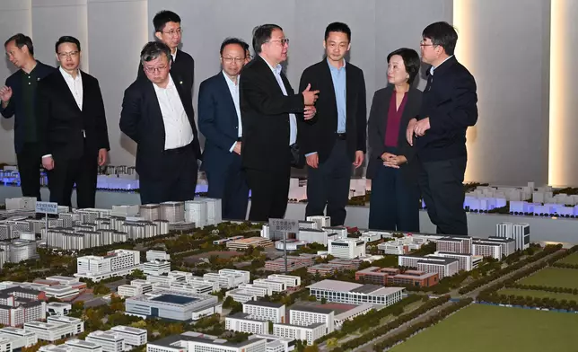 CS leads delegation of Working Group on Planning and Construction of the University Town to visit Beijing Municipal Administrative Center and Xiong'an New Area in Hebei (with photos/video) Source: HKSAR Government Press Releases