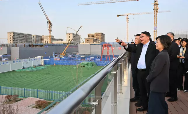 CS leads delegation of Working Group on Planning and Construction of the University Town to visit Beijing Municipal Administrative Center and Xiong'an New Area in Hebei (with photos/video) Source: HKSAR Government Press Releases