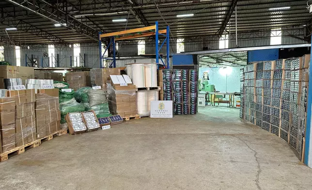 Hong Kong Customs shuts down underground cigarette factory in Fanling  Source: HKSAR Government Press Releases