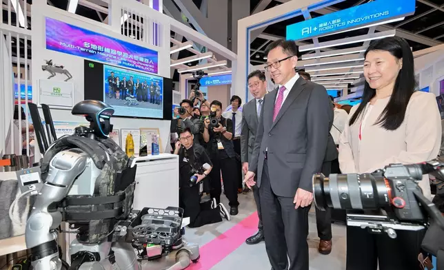 DPO's AI-focused Smart Hong Kong Pavilion showcases over 100 I&amp;T solutions demonstrating city's technological and innovative edge  Source: HKSAR Government Press Releases