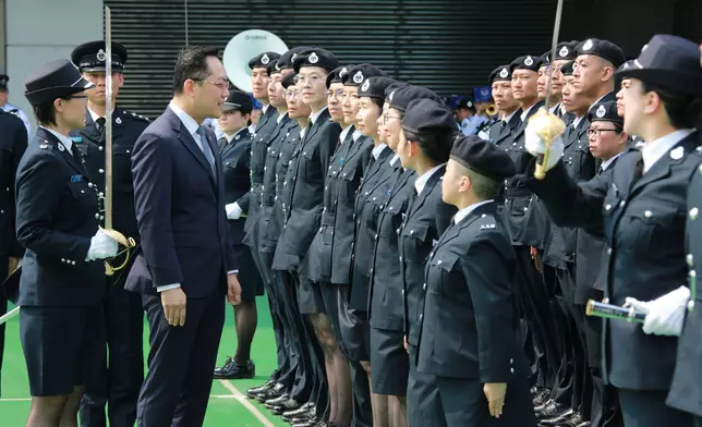 Civil Aid Service holds Passing-out Parade for 92nd Recruits and 14th Tactical Force Secondment Scheme  Source: HKSAR Government Press Releases