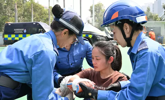 Civil Aid Service holds Passing-out Parade for 92nd Recruits and 14th Tactical Force Secondment Scheme  Source: HKSAR Government Press Releases