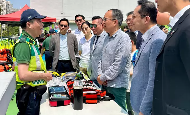 AMS open day promotes National Security Education Day  Source: HKSAR Government Press Releases