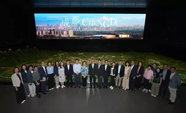 HKSARG Permanent Secretaries and Heads of Departments delegation calls on leaders of Sichuan Province  Source: HKSAR Government Press Releases