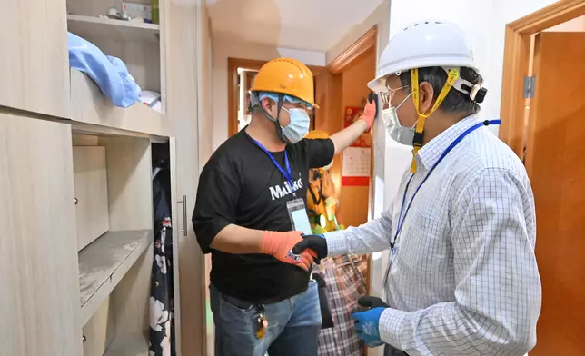 Government concludes fourth-day arrangements for Wang Fuk Court residents returning to their units  Source: HKSAR Government Press Releases