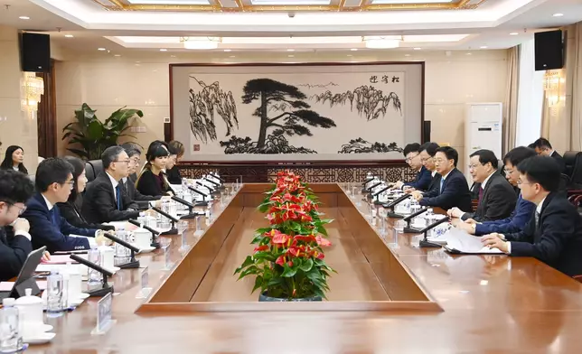 SJ calls on Supreme People's Procuratorate in Beijing  Source: HKSAR Government Press Releases