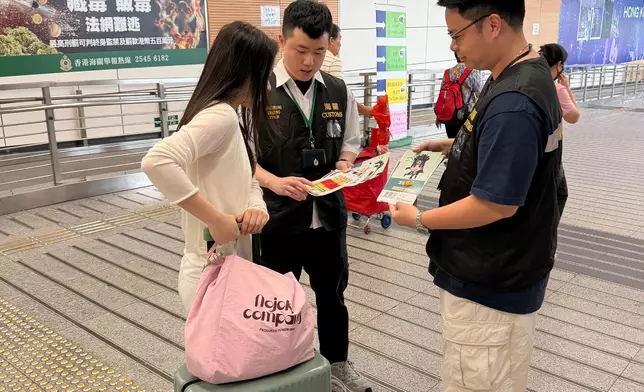 Hong Kong Customs steps up consumer protection work during Labour Day Golden Week of Mainland  Source: HKSAR Government Press Releases