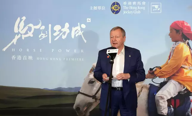 Winfried Engelbrecht-Bresges, Chief Executive Officer of The Hong Kong Jockey Club, said the Club is celebrating Hong Kong’s enduring love of the horse by solely sponsoring the Horse Power film. Photo source: HKJC