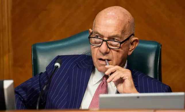 Houston Mayor John Whitmire listens to a speaker during a City Council meeting considering whether to repeal a newly approved proposal limiting cooperation with U.S. Immigration and Customs Enforcement at City Hall, in Houston, Wednesday, April 22, 2026. (Raquel Natalicchio/Houston Chronicle via AP)