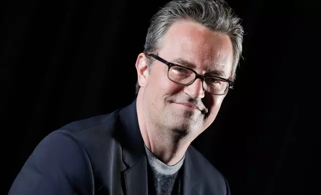 FILE - Matthew Perry poses for a portrait in New York on Feb. 17, 2015. (Photo by Brian Ach/Invision/AP, File)