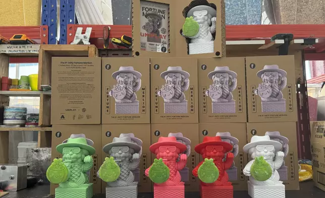 If-inity Fortune Merlion with IF Coconut Magnets