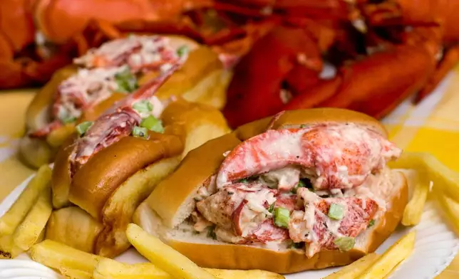 FILE 0 Lobster Rolls are seen in this Sunday, May 4, 2008, file photo. (AP Photo/Larry Crowe)