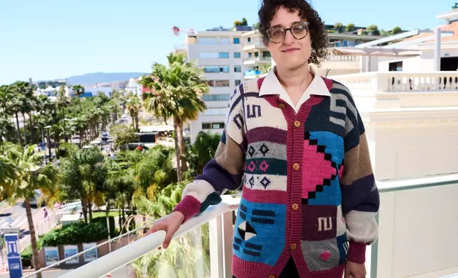 Director Jane Schoenbrun poses for portrait photographs for the film 'Teenage Sex and Death at Camp Miasma' during the 79th international film festival, Cannes, southern France, Tuesday, May 12, 2026. (Photo by Scott A Garfitt/Invision/AP)