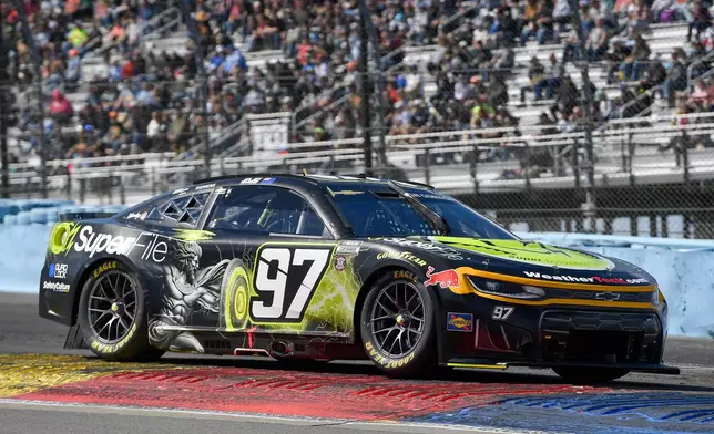Shane Van Gisbergen drives during a NASCAR Cup Series auto race Sunday, May 10, 2026, in Watkins Glen, N.Y. (Photo/Adrian Kraus)