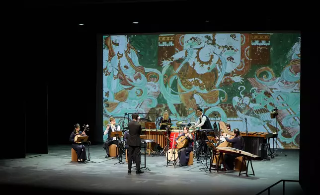 The Hong Kong Gaudeamus Dunhuang Ensemble is dedicated to promoting Dunhuang’s art and culture through music. Photo source: the Hong Kong Gaudeamus Dunhuang Ensemble