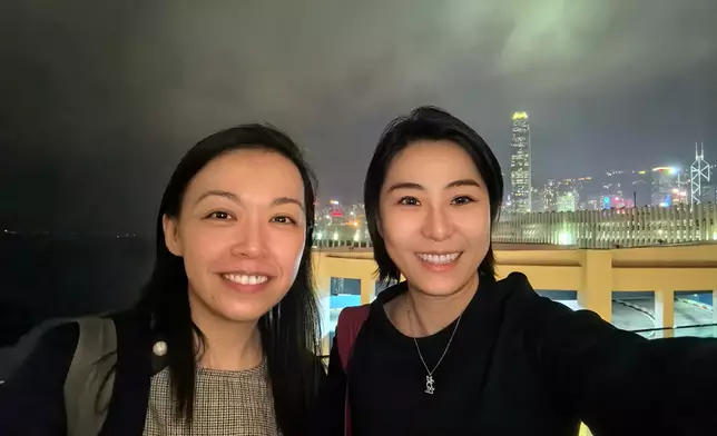 From left: Hong Kong SAR astronaut Lai Ka-ying, Prof Li Jia.