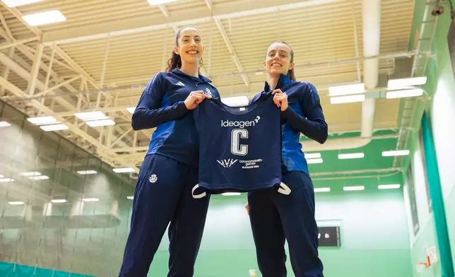 Ideagen is Official Team Scotland Partner (Hannah Leighton and Iona Christian - Scottish Thistles Netball)