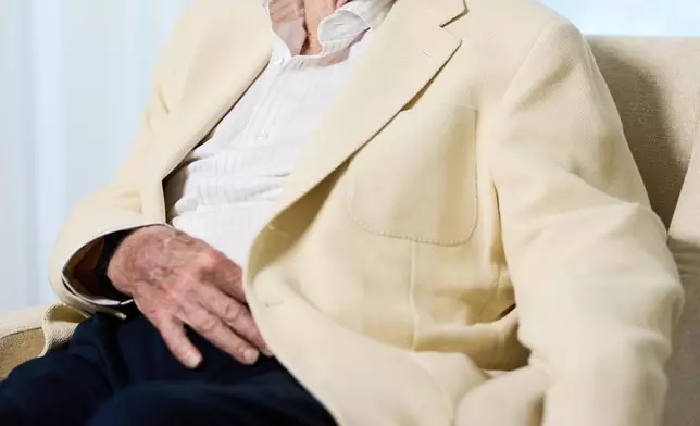 Bruce Dern poses for portrait photographs for the film 'Dernsie: The Amazing Life of Bruce Dern' at the 79th international film festival, Cannes, southern France, Thursday, May 21, 2026. (Photo by Scott A Garfitt/Invision/AP)