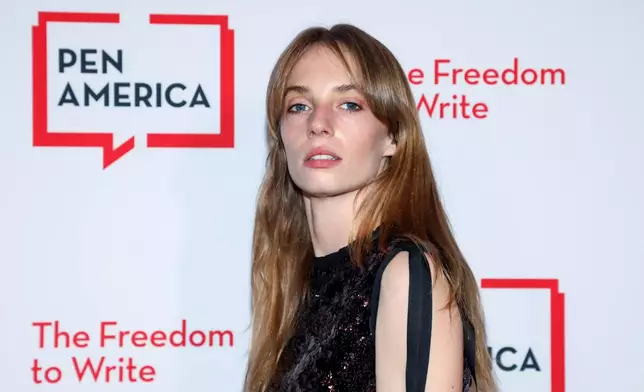 Maya Hawke attends the PEN America Literary Gala at The American Museum of Natural History on Thursday, May 14, 2026, in New York. (Photo by Andy Kropa/Invision/AP)