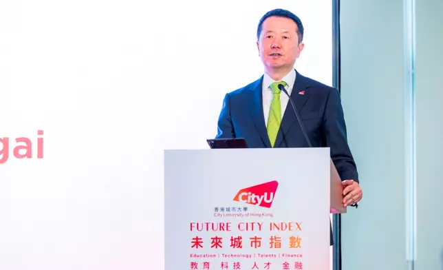 Professor the Honourable Michael Ngai, CityUHK Council Chairman, delivers welcome remarks.