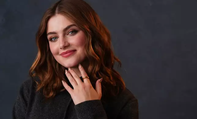 Actor Ella Bright poses for a portrait to promote the series "Off Campus" on Tuesday, April 28, 2026, in West Hollywood, Calif. (AP Photo/Chris Pizzello)