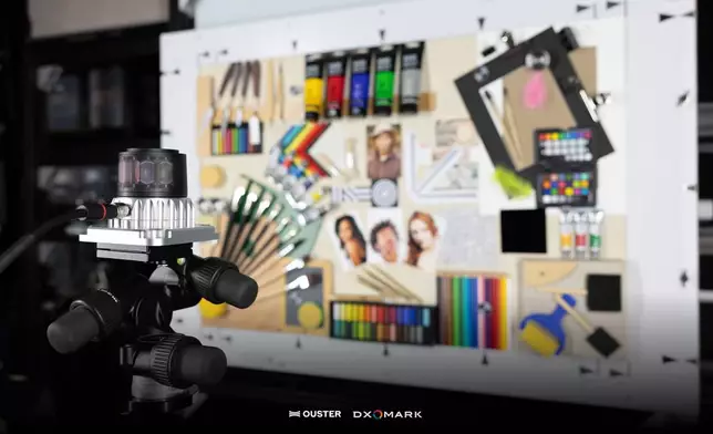DXOMARK tests image quality and color accuracy on Ouster's Rev8 OS digital lidar.