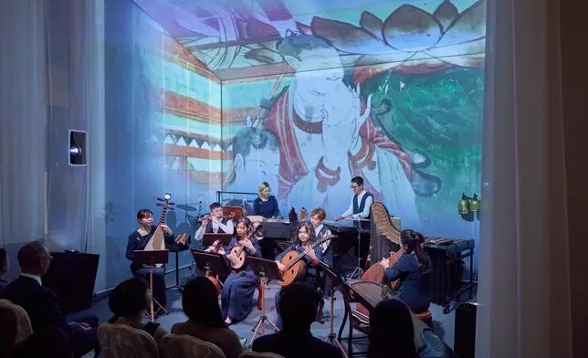 No. 1 Cultural Grotto – Nature's Concerto: "Music from Heaven, Earth & Man", Photo source: the Hong Kong Gaudeamus Dunhuang Ensemble