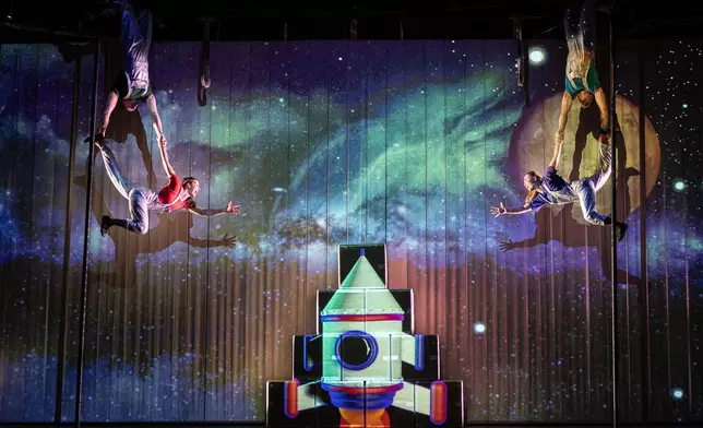 The International Arts Carnival, a summer highlight blending arts and education, will feature more than 100 fantastic programmes in July and August. The opening programme, "Starchitects" by the United Kingdom's Motionhouse, combines advanced technology with digital projection, anti-gravity choreography and aerial acrobatics to take audiences on a fantastical outer-space journey. (Source of photo: Don Tucker) Source: HKSAR Government Press Releases