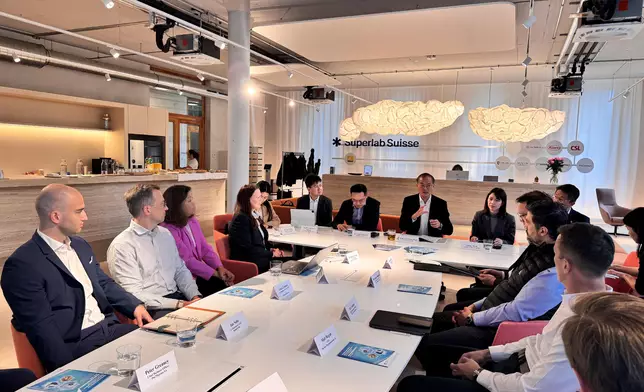 Secretary for Health introduces Hong Kong's health and medical innovation initiatives in Switzerland  Source: HKSAR Government Press Releases