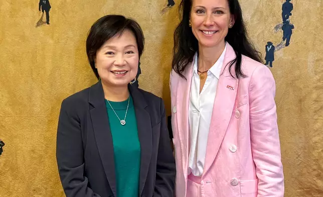 The Secretary for Education, Dr Choi Yuk-lin, met with the President of École Polytechnique Fédérale de Lausanne, Professor Anna Fontcuberta i Morral, in Bern, Switzerland, on May 20 (Bern time). Photo shows Dr Choi (left) and Professor Fontcuberta i Morral (right). Source: HKSAR Government Press Releases