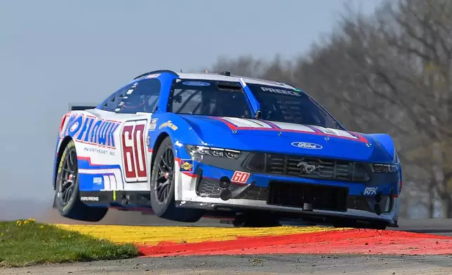 Ryan Preece drives during a NASCAR Cup Series auto race, Sunday, May 10, 2026, in Watkins Glen, N.Y. (Photo/Adrian Kraus)