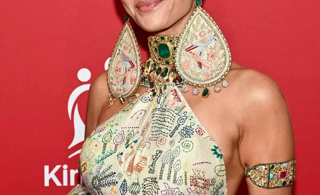 Natasha Poonawalla attends The King's Trust Global Gala 50th anniversary at Christie's New York on Wednesday, April 29, 2026, in New York. (Photo by Evan Agostini/Invision/AP)