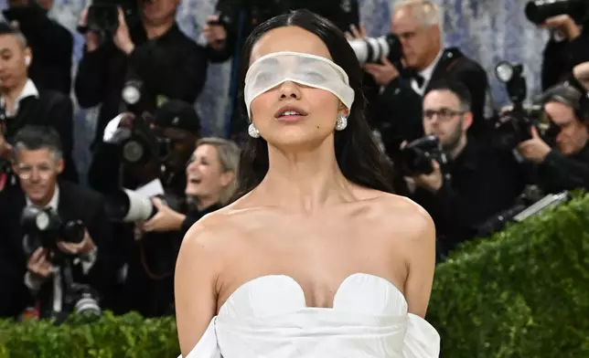 Rachel Zegler arrives at The Metropolitan Museum of Art's Costume Institute benefit gala celebrating the opening of the "Costume Art" exhibition on Monday, May 4, 2026, in New York. (Photo by Evan Agostini/Invision/AP)