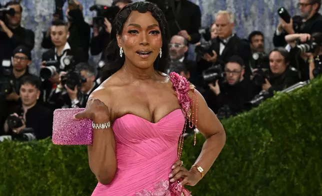 Angela Bassett arrives at The Metropolitan Museum of Art's Costume Institute benefit gala celebrating the opening of the "Costume Art" exhibition on Monday, May 4, 2026, in New York. (Photo by Evan Agostini/Invision/AP)