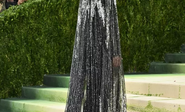 Sombr arrives at The Metropolitan Museum of Art's Costume Institute benefit gala celebrating the opening of the "Costume Art" exhibition on Monday, May 4, 2026, in New York. (Photo by Evan Agostini/Invision/AP)