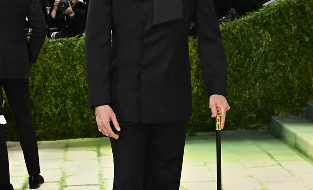 Bad Bunny arrives at The Metropolitan Museum of Art's Costume Institute benefit gala celebrating the opening of the "Costume Art" exhibition on Monday, May 4, 2026, in New York. (Photo by Evan Agostini/Invision/AP)