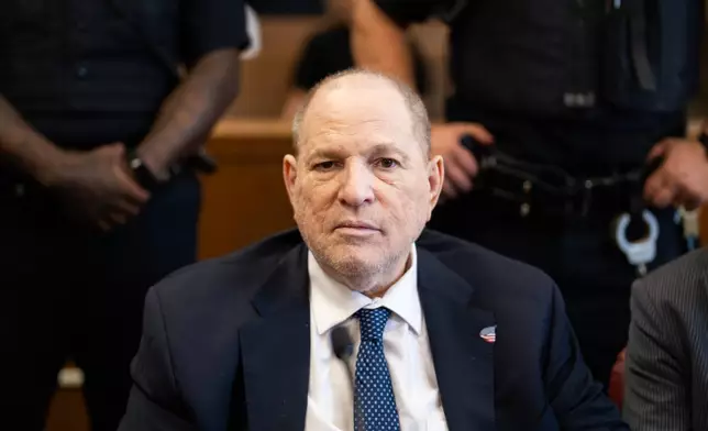 Harvey Weinstein appears in Manhattan Supreme Court Thursday, June 25, 2026 in New York. (Adam Gray/Pool Photo via AP)