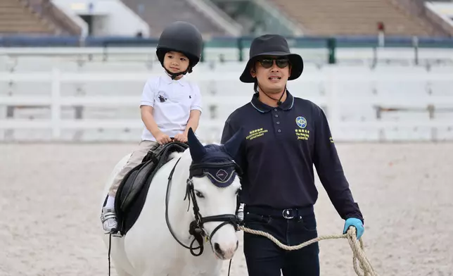 Children aged 3 to 14 can enjoy pony rides.