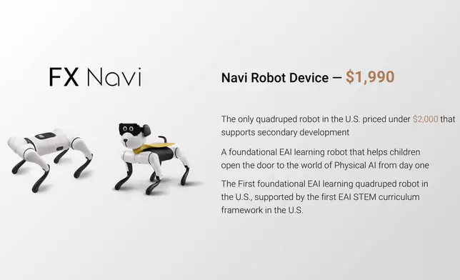 Faraday Future Unveils Full-Form EAI Robot World Spanning Six Product Series, Launches World's First Three-in-One EAI Robotics Education Ecosystem Strategy, and Debuts All-New Futurist Humanoid Robot and FX Navi Priced at $1,990