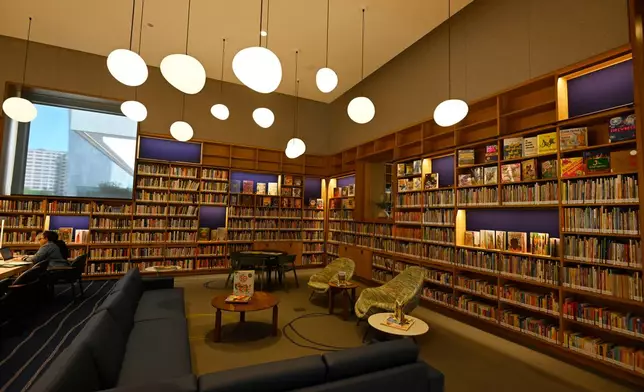 The Chicago Public Library at the Obama Presidential Center in Chicago, Thursday, May 28, 2026. (AP Photo/Paul Beaty)