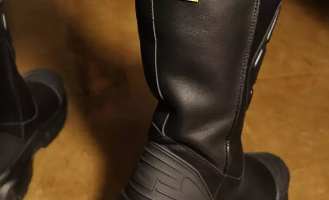 UGG® Willy Chavarria Guard Boot; Runway Photography Credit: Courtesy of Willy Chavarria; Backstage Photography Credit: Taylor Rainbolt