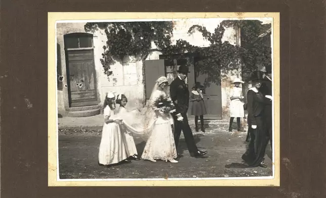 Antoine de Saint-Exupéry and his sister Gabrielle at her wedding to Pierre d’Agay in Saint-Maurice-de-Rémens, France