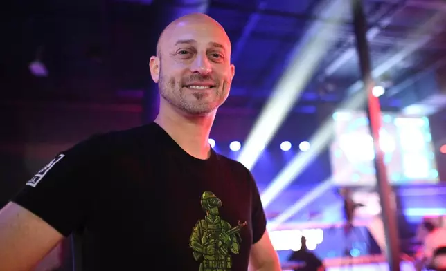 Joshua Baer, the founder and CEO of Capital Factory, poses for a photo at the Force Con event, May 29, 2022, in San Antonio, Texas. (Billy Calzada/The San Antonio Express-News via AP)
