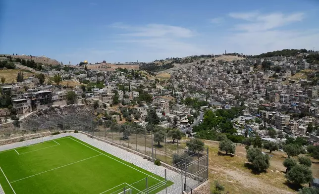 A view of the Silwan neighborhood of east Jerusalem, May 19, 2026. (AP Photo/Mahmoud Illean)