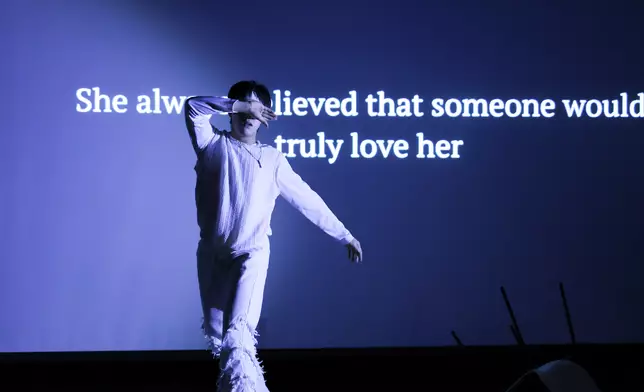 A dance presentation by an MFA student. Photo by the HKU School of English