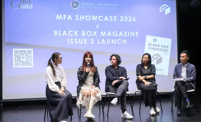 A dialogue on Issue 2 of "Black Box Magazine." Photo by the HKU School of English