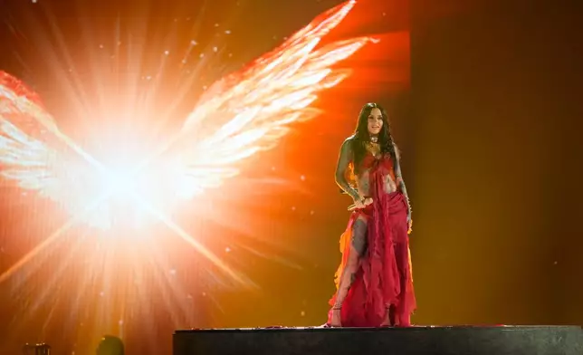 Kehlani performs during the BET Awards on Sunday, June 28, 2026, at the Peacock Theater in Los Angeles. (AP Photo/John Locher)