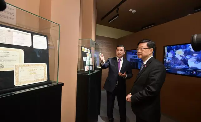 CE leads delegation to begin visit programme to Kazakhstan  Source: HKSAR Government Press Releases