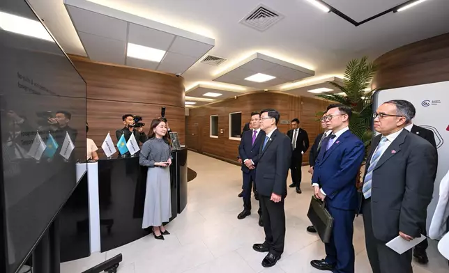CE leads delegation to begin visit programme to Kazakhstan  Source: HKSAR Government Press Releases